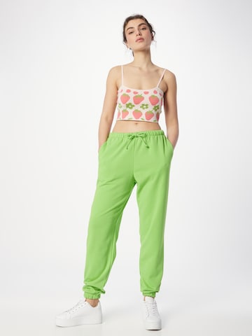 Monki Tapered Hose in Grün