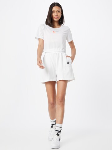 Nike Sportswear Regular Trousers in White