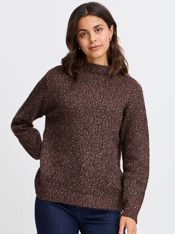 Pull-over ' Spotta ' Fransa en marron : devant