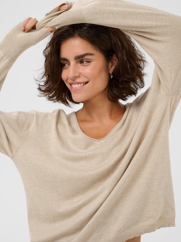 Pull-over 'KAlizza Mai' Kaffe en beige