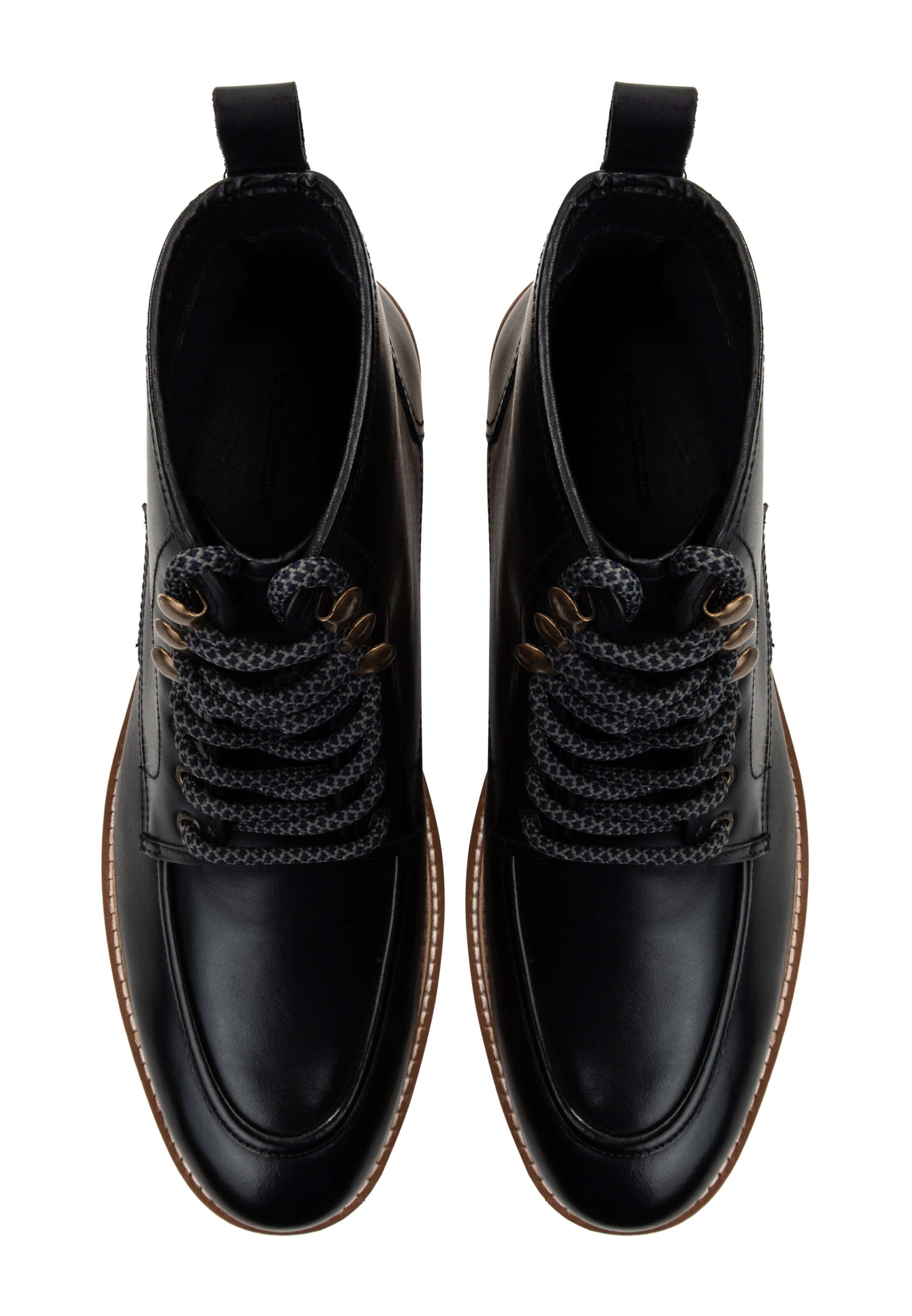 DreiMaster Klassik - Botas com atacadores em preto