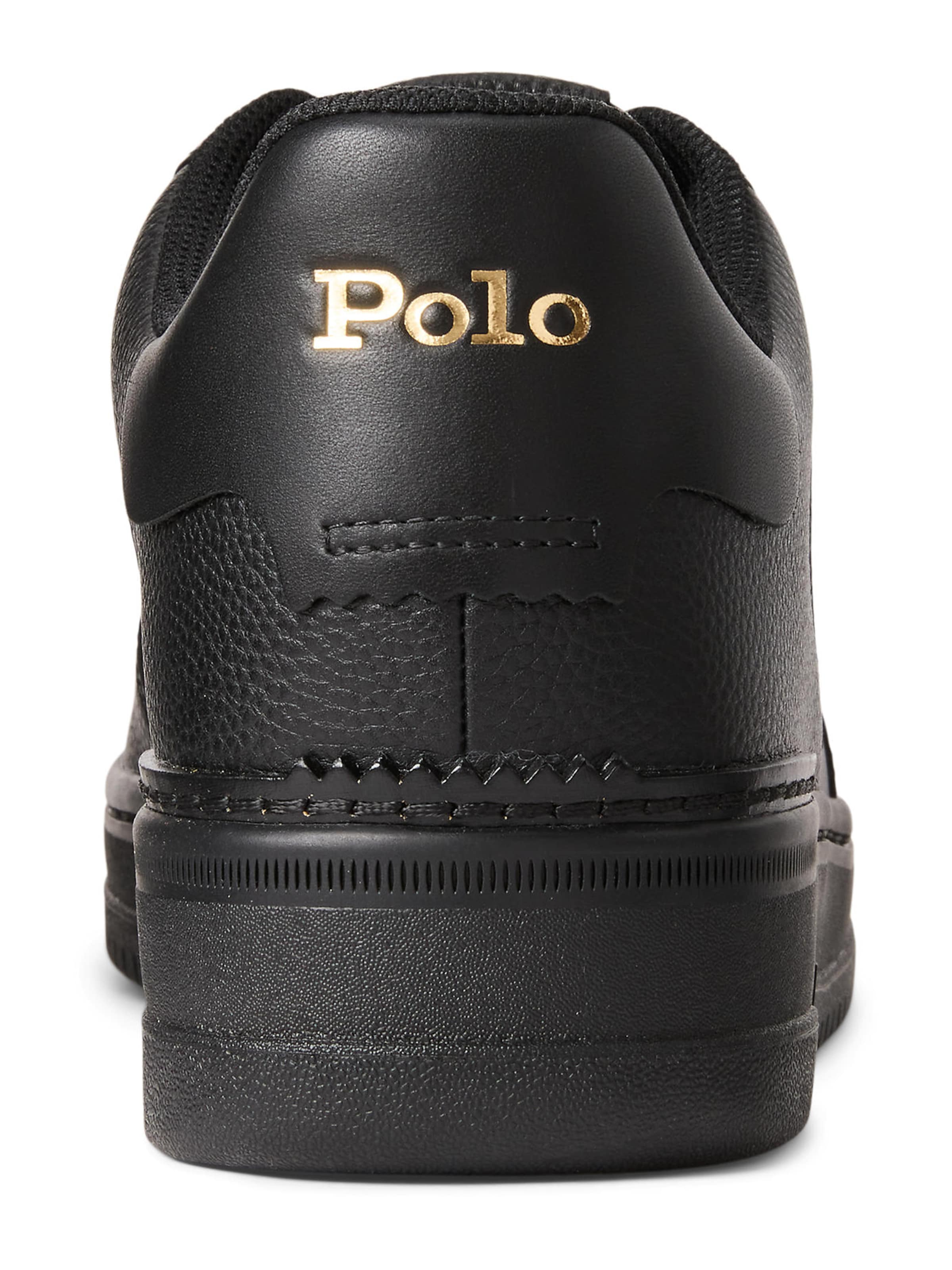 Polo Ralph Lauren Σνίκερ χαμηλό 'MASTERS CRT' σε μαύρο