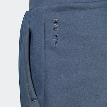 ADIDAS SPORTSWEAR Tapered Workout Pants 'All SZN' in Blue