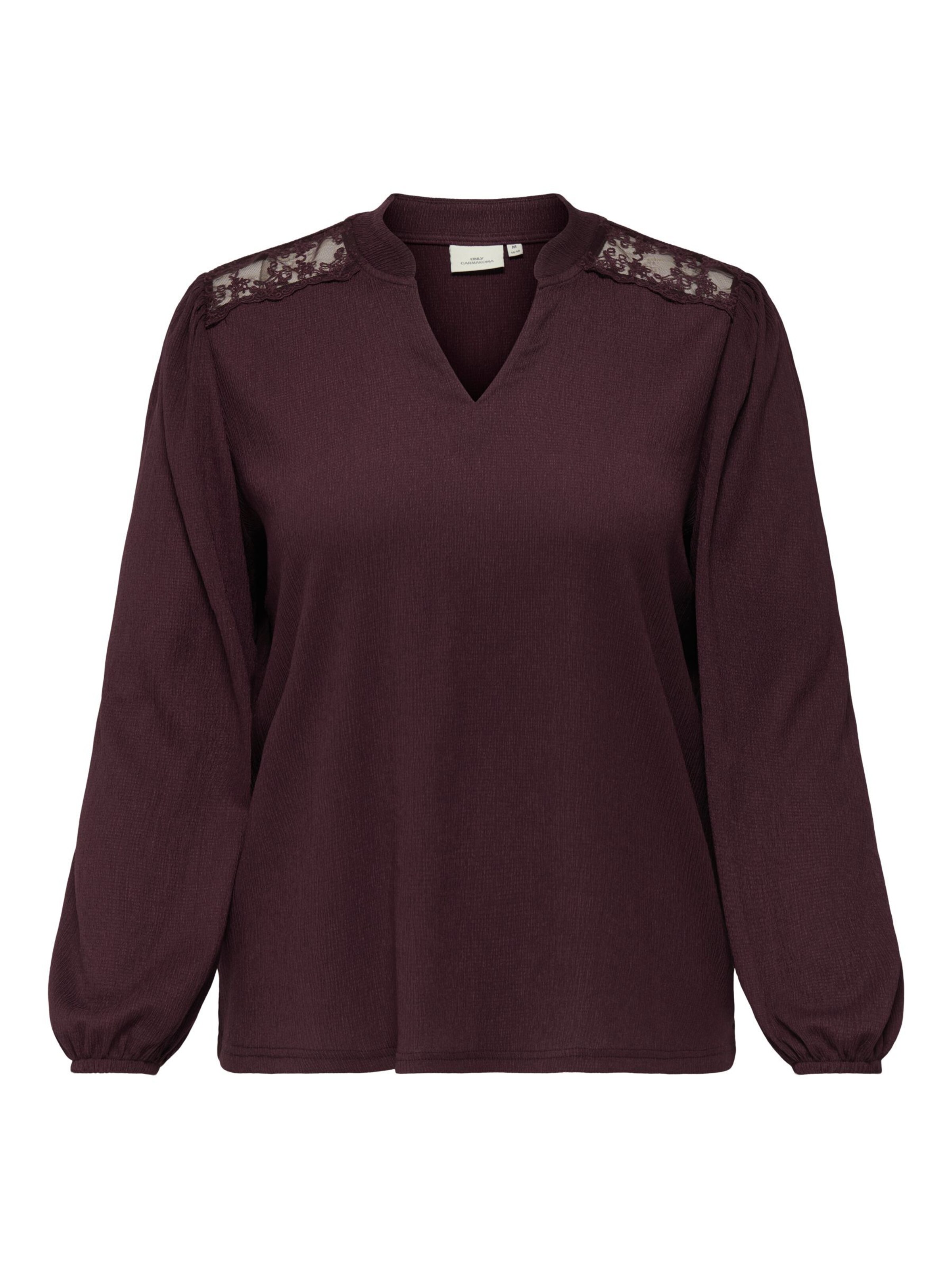 ONLY Carmakoma Bluse 'CARFancy' in Rot: Vorderseite