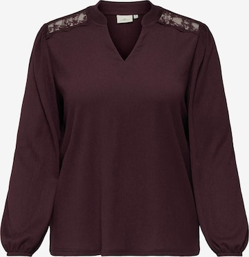 ONLY Carmakoma Bluse 'CARFancy' in Rot: Vorderseite