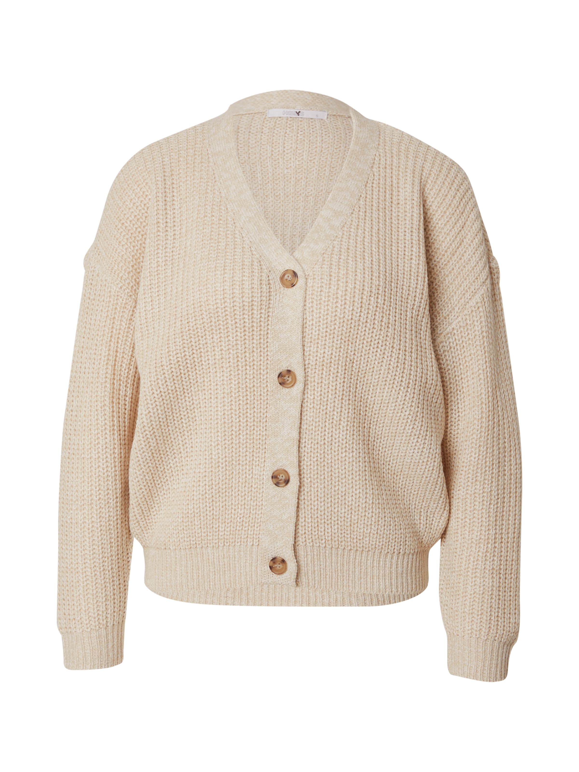 Hailys Вязаная кофта 'Pi44pa' в Бежевый: спереди