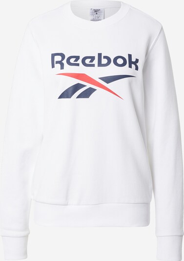REEBOK Sportsweatshirt in dunkelblau / rot / weiß, Produktansicht