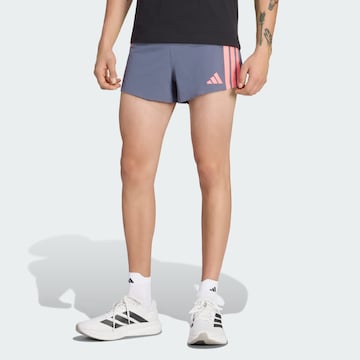 ADIDAS PERFORMANCE - Slimfit Pantalón deportivo 'Adizero' en azul: frente