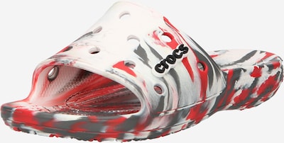 Crocs صندل بـ أحمر ناري / أسود / أبيض, عرض المنتج