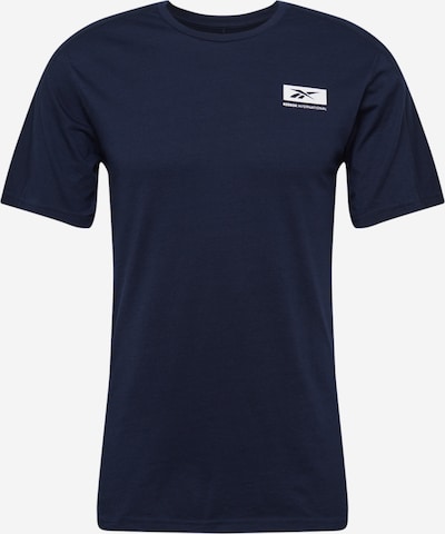 REEBOK T-Shirt fonctionnel en bleu foncé / blanc, Vue avec produit