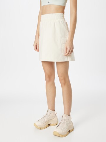 Jupe 'Adicolor Classics Poplin' ADIDAS ORIGINALS en beige : devant