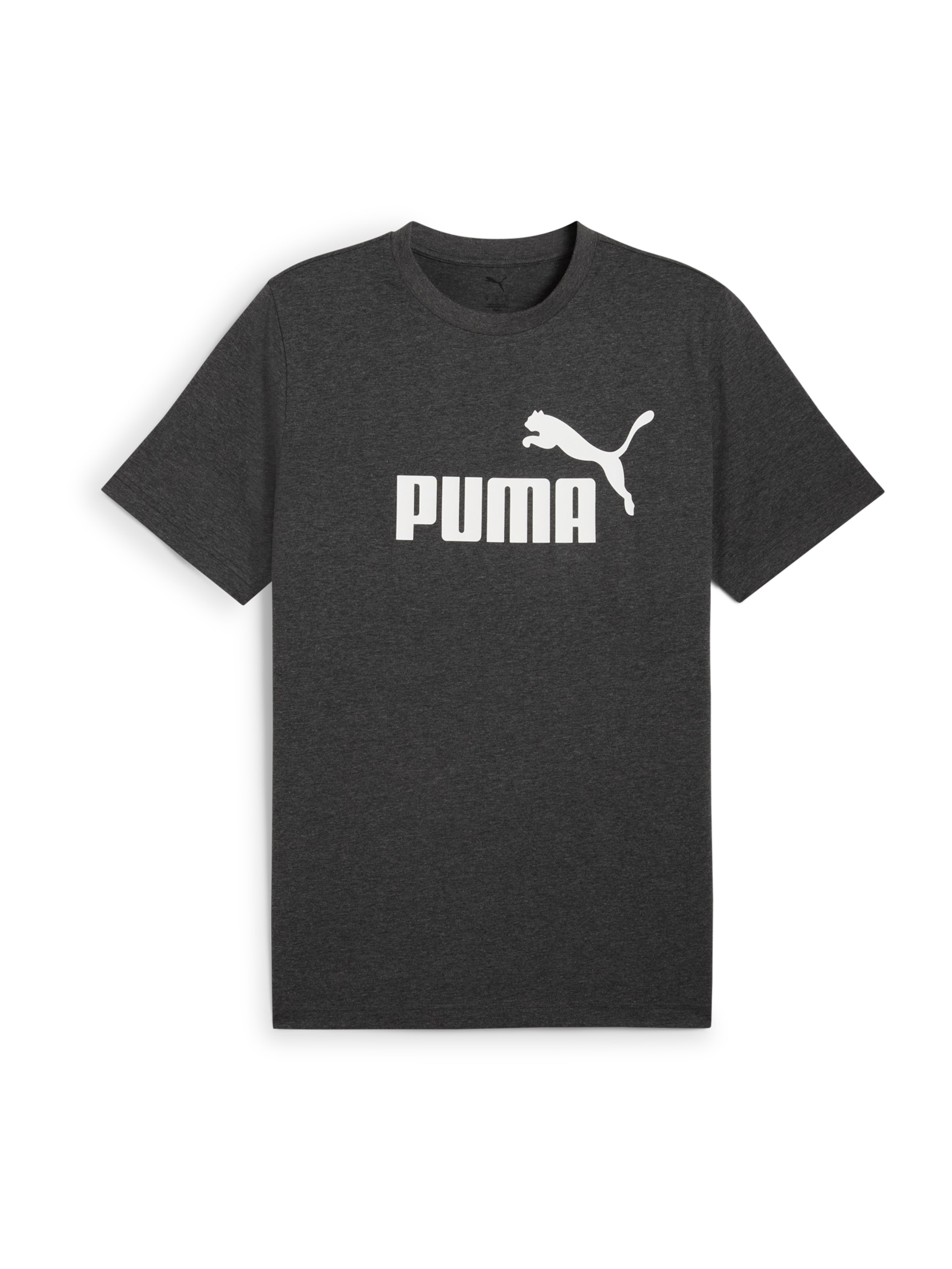 PUMA Koszulka funkcyjna 'ESS No. 1 Heather' w kolorze szary: przód