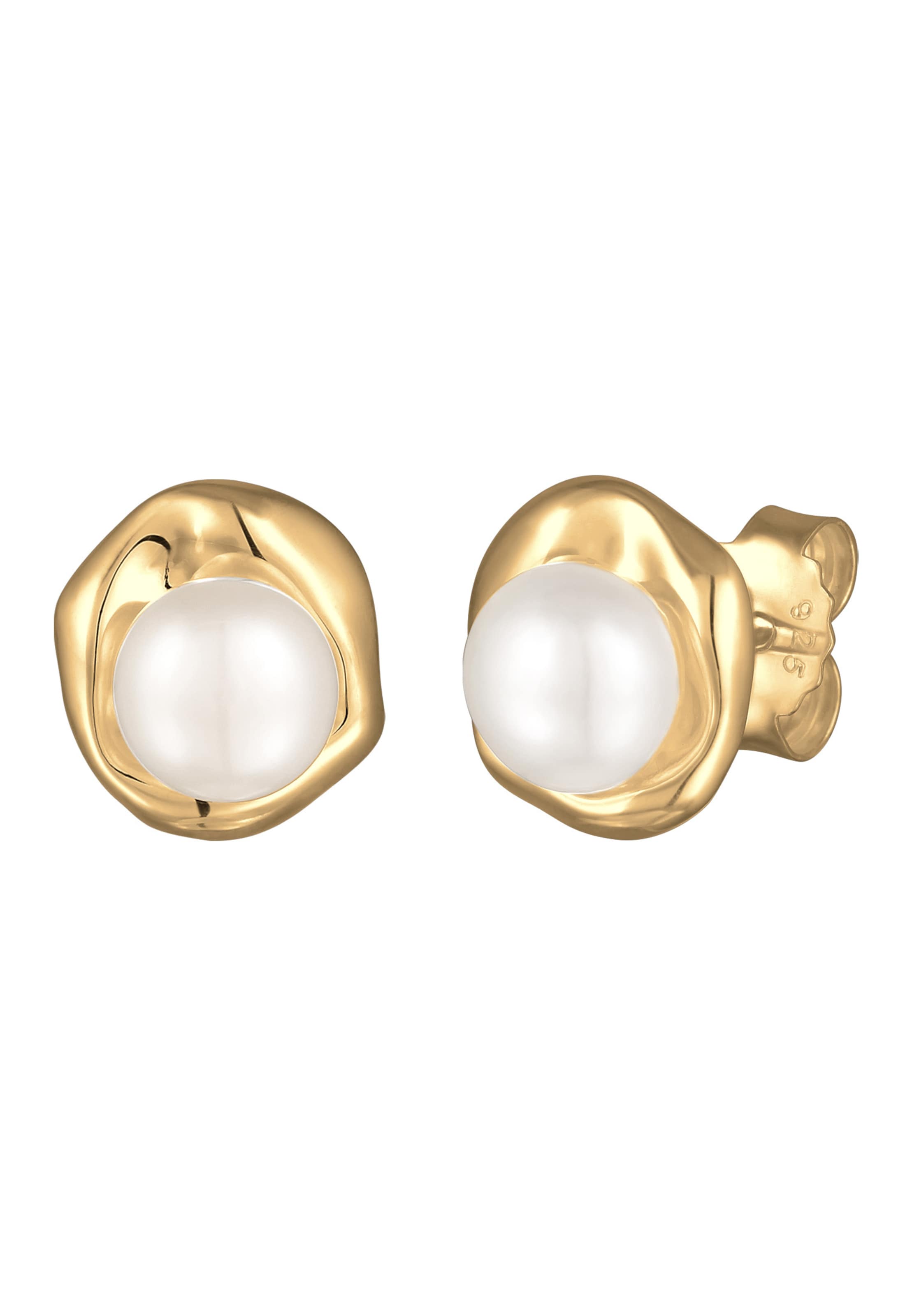 ELLI PREMIUM Ohrringe 'PREMIUM' in Gold: Vorderseite