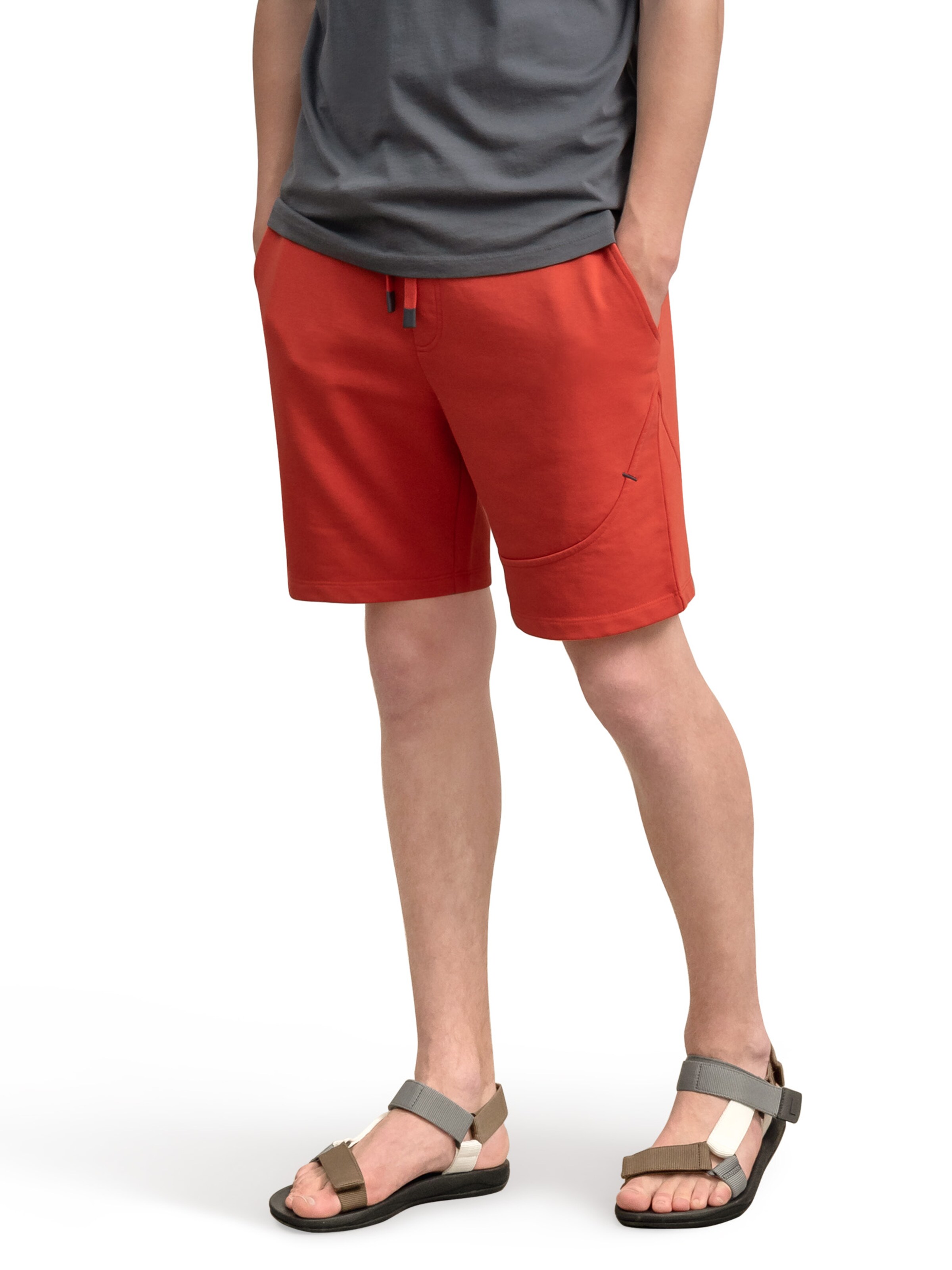 Regular Pantalon 'Wuma' Kaft en rouge : devant