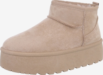 Ital-Design Boots in Brown: front