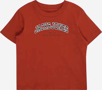 JACK & JONES MINI Футболка 'JJECALEB' в Коричневый: спереди