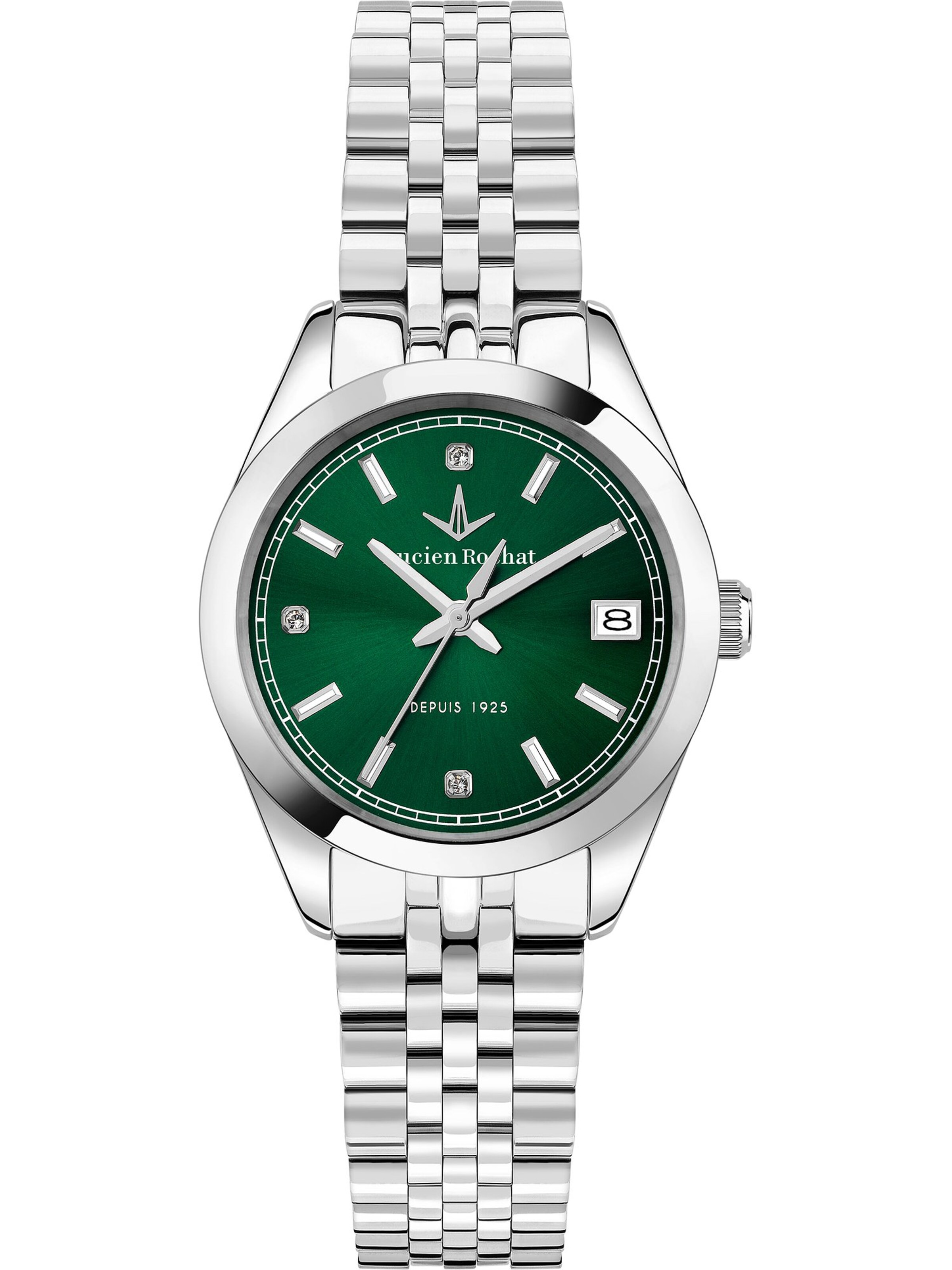 Lucien Rochat Analog Watch in Green: front