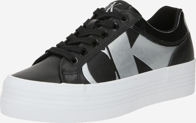 Calvin Klein Jeans Zapatillas deportivas bajas en negro / plata, Vista del producto