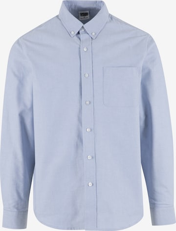 Urban Classics Regular fit Overhemd in Blauw: voorkant