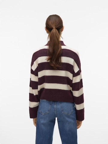 VERO MODA Pullover 'VMINnez' i rød