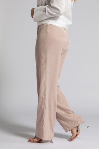 Loosefit Pantalon à pince 'Mary' Ulla Popken en rose