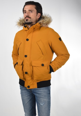 !Solid Winter Jacket 'Frio' in Orange: front