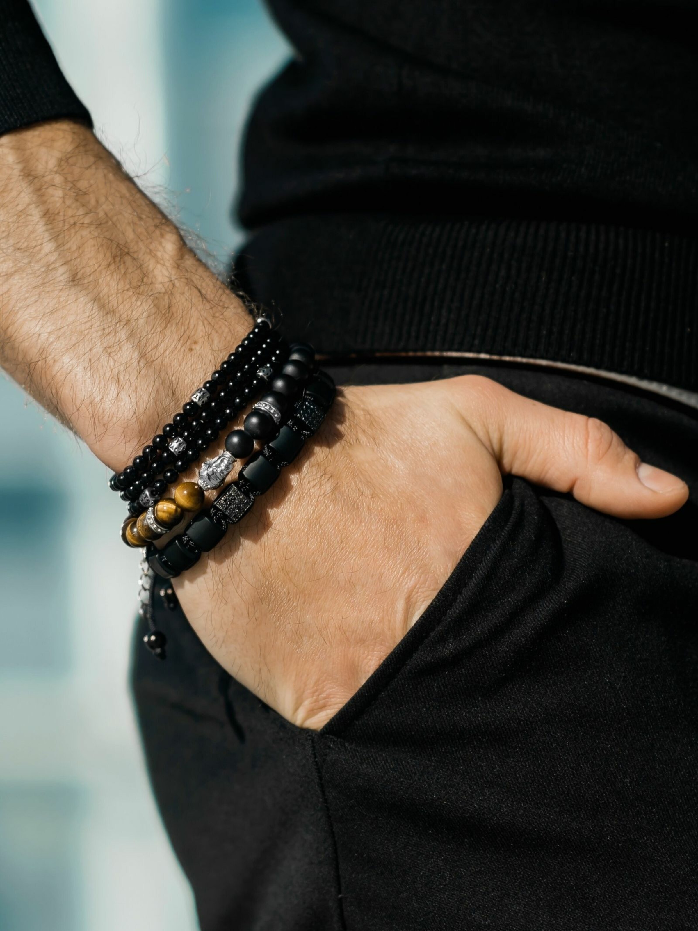 GT Collection Armbånd 'Buddha Head' i sølv