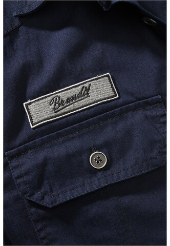 Brandit Regular fit Overhemd 'Luis' in Blauw