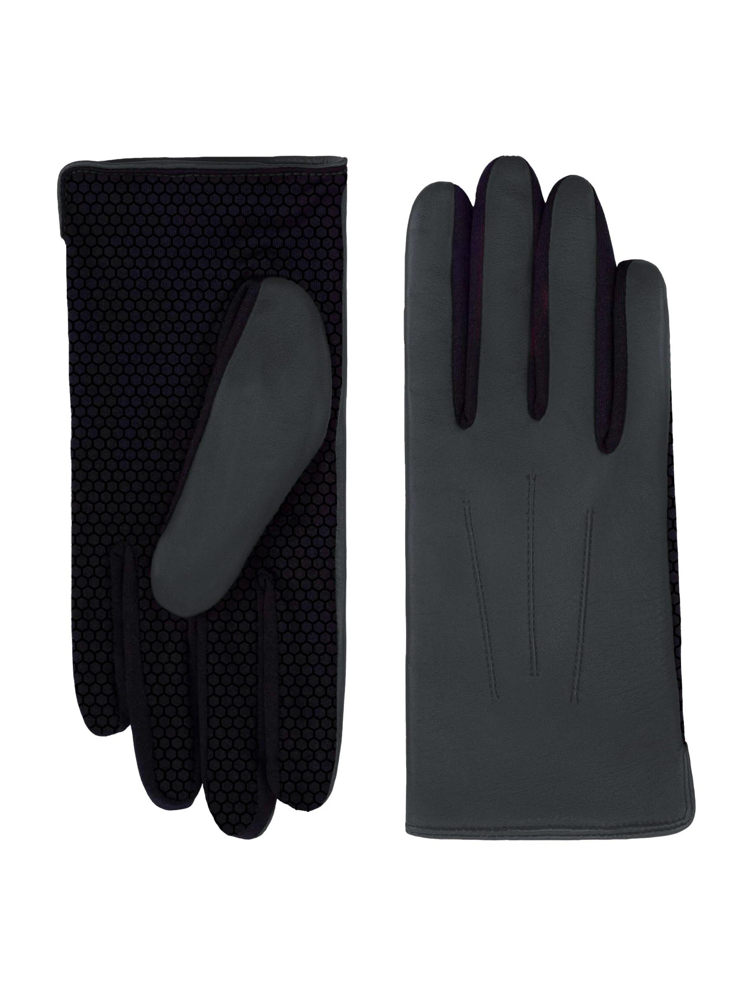 KESSLER Full Finger Gloves in Black
