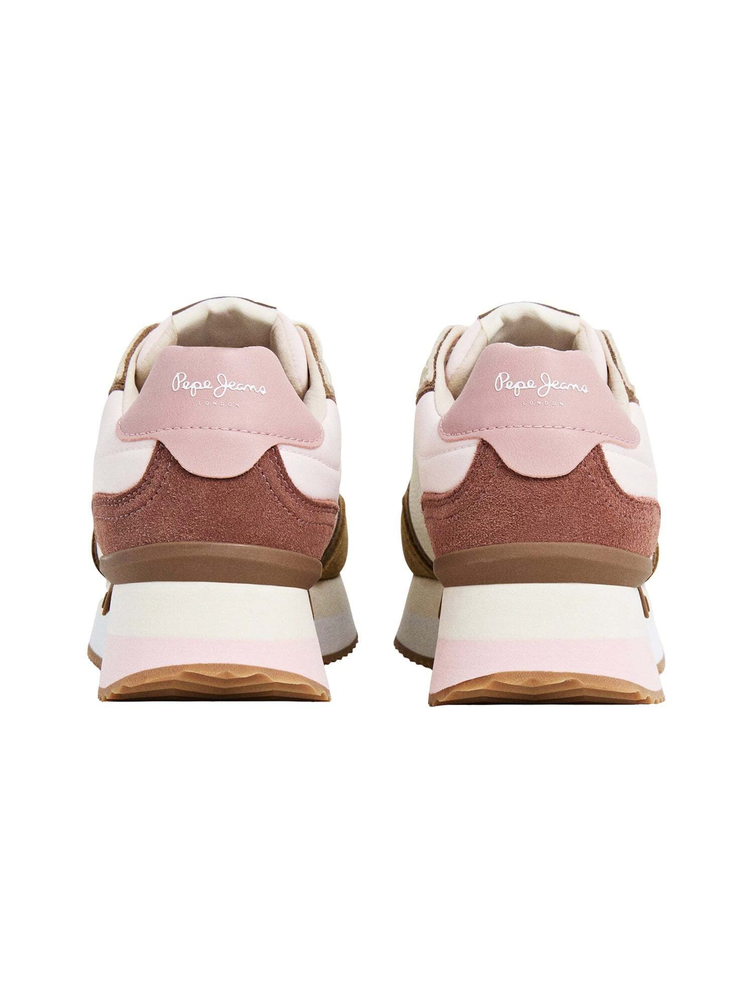 Sneaker bassa 'Rusper Snake' di Pepe Jeans in bianco