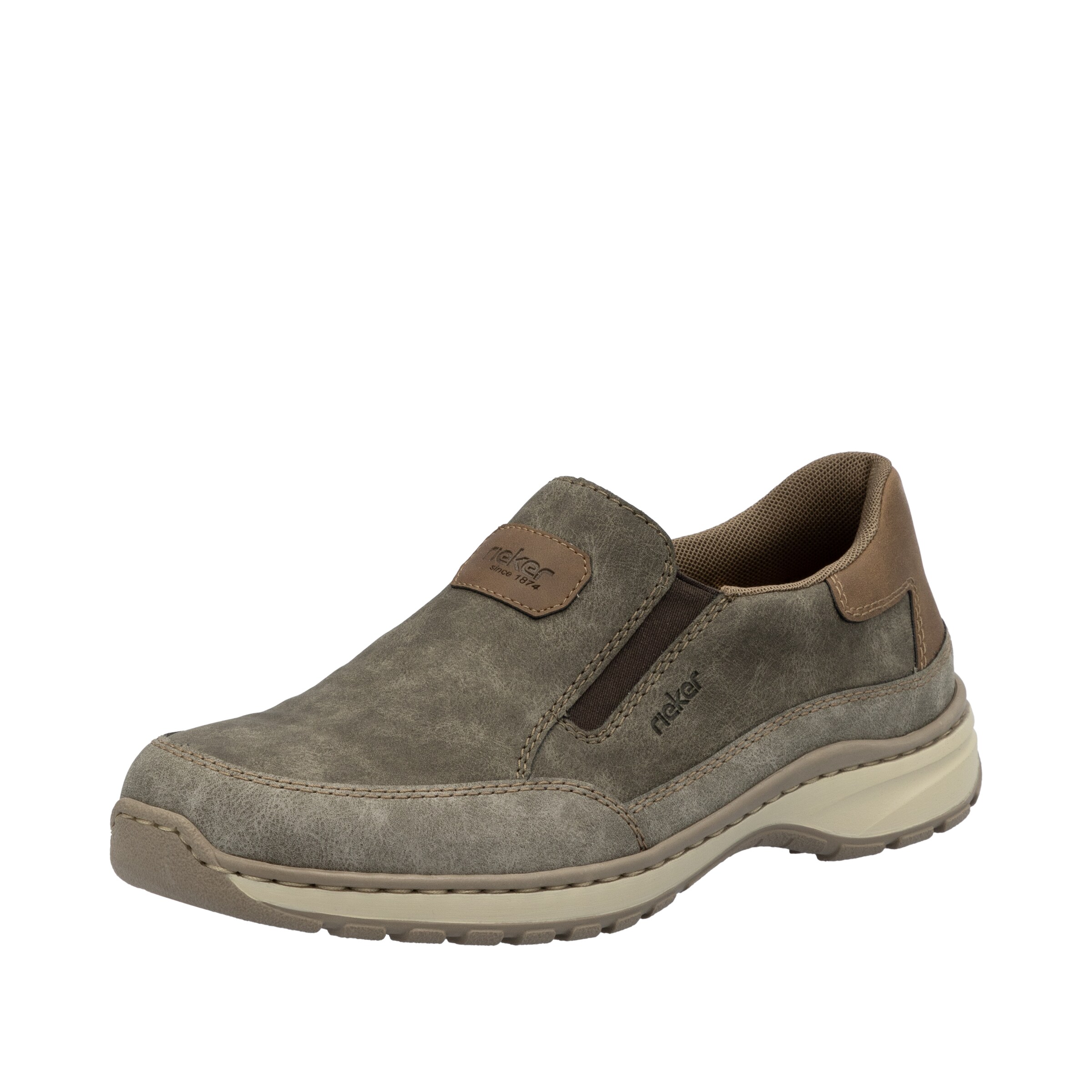 Rieker Classic Flats in Brown: front