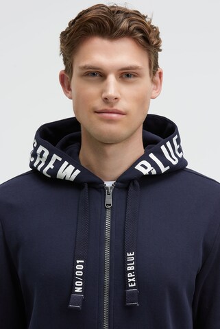 CAMP DAVID Sweatjacke in Blau