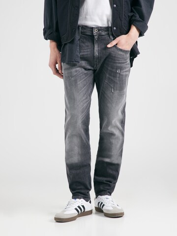 REPLAY Slimfit Jeans 'ANBASS' i grå: framsida