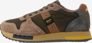 Baskets basses 'QUEENS 01' Blauer.USA en marron : devant
