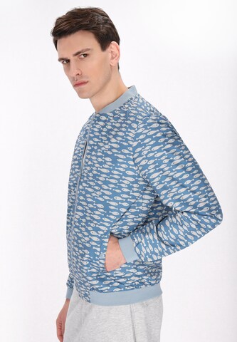 Mo ATHLSR Tussenjas in Blauw: voorkant