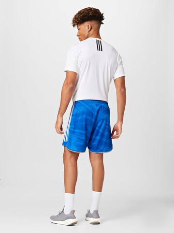 ADIDAS PERFORMANCE Regular Sportbroek 'Italy 23 Home' in Blauw