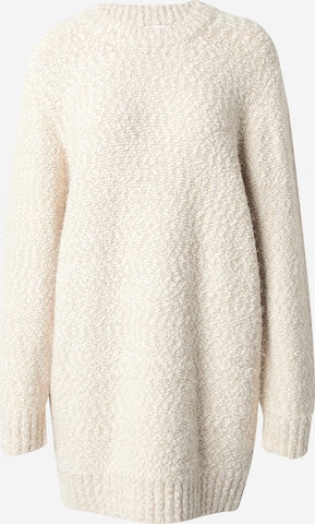 TOPSHOP Knit dress in Beige: front