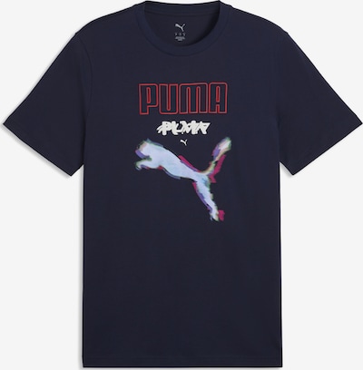 PUMA T-Shirt fonctionnel en S en bleu marine / mélange de couleurs, Vue avec produit