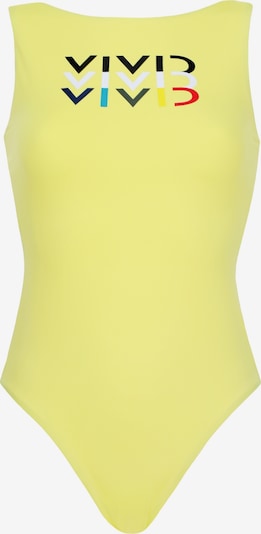 VIVID Badeanzug in gelb / rot / schwarz / weiß, Produktansicht