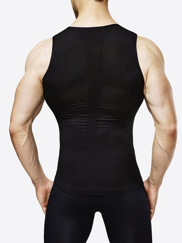 Strammer Max Performance Shirt 'Compression' in Schwarz