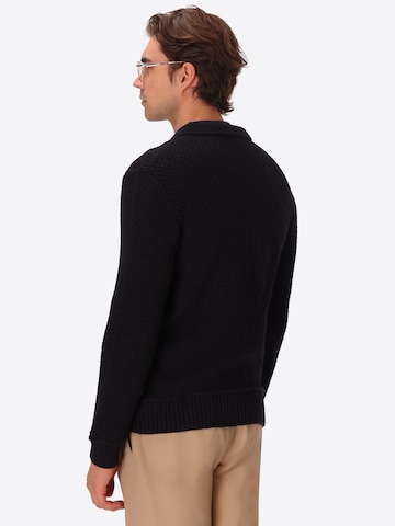 Vestes en maille 'Vermeer' Distretto12 en bleu