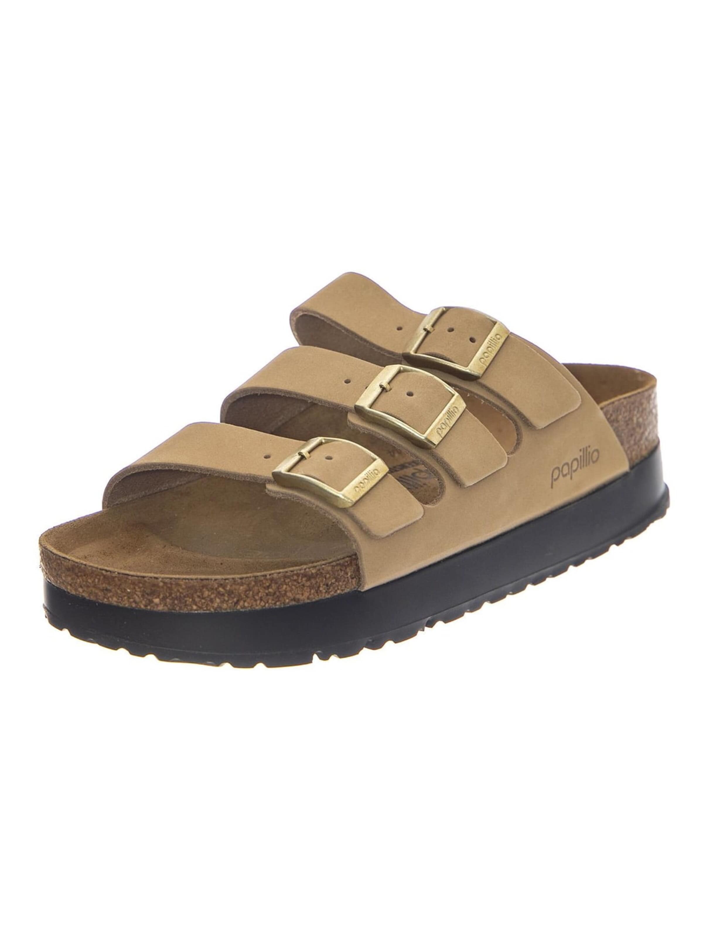 BIRKENSTOCK Sandale 'Florida'‌‌‌‌ in Beige: Vorderseite