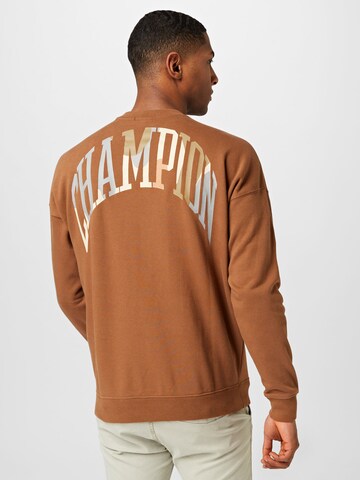 Champion Authentic Athletic Apparel Majica | rjava barva