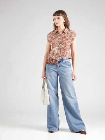 Chemisier 'ONLLOU' ONLY en marron