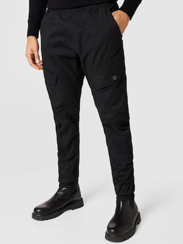Brandit Cargo trousers 'Ray' in Black: front