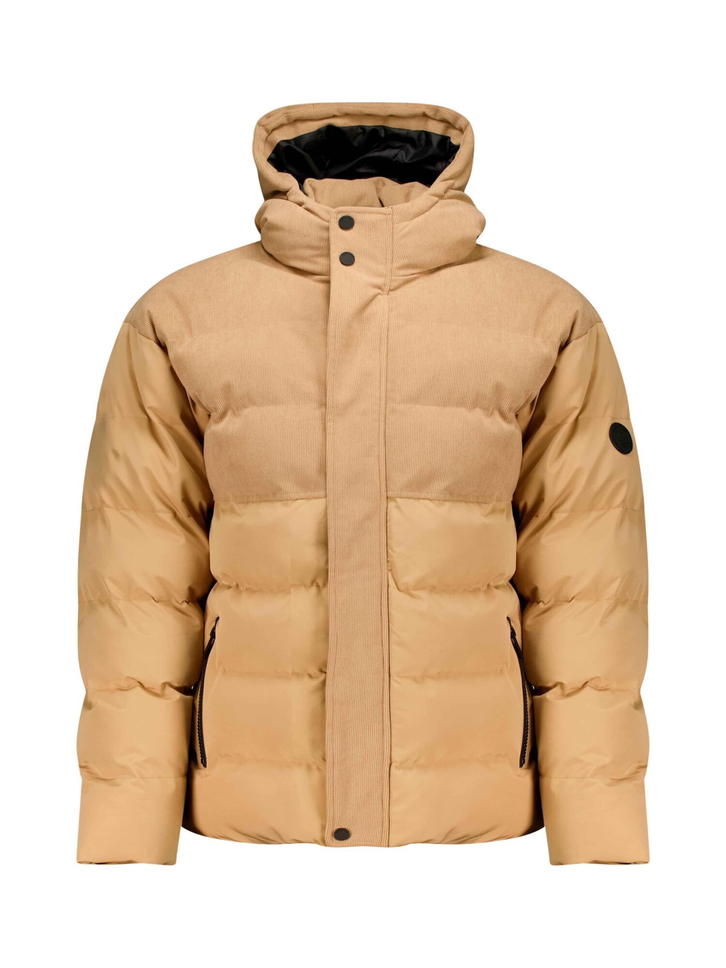 Deeluxe Winterjas 'Context ' in Bruin: voorkant