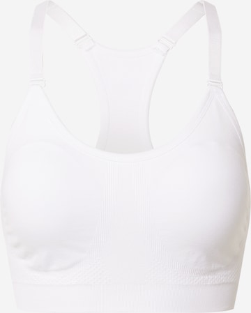 Athlecia Bustier Urheilurintaliivit 'Lotus' värissä valkoinen: etupuoli