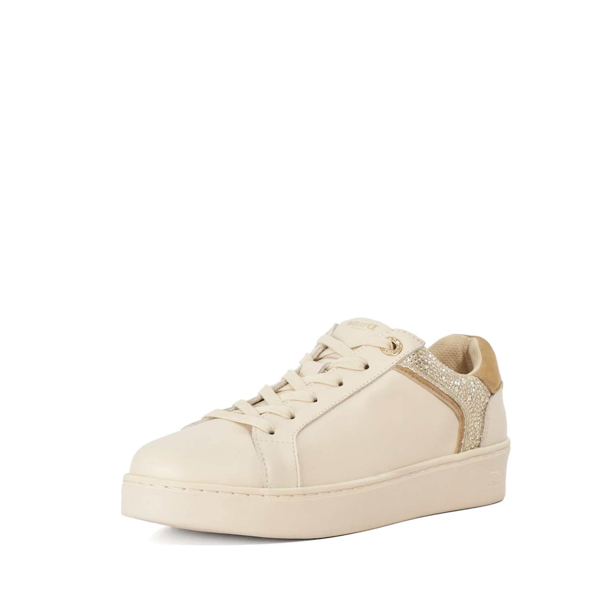 Baskets basses Dune LONDON en beige : devant