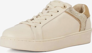 Baskets basses Dune LONDON en beige : devant