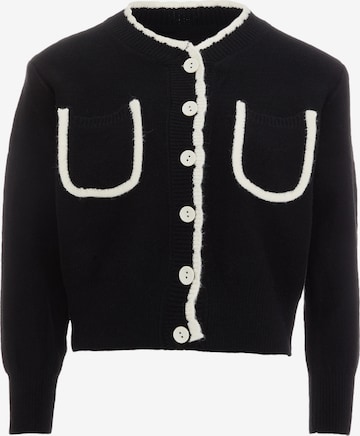 CARNEA Strickjacke in Schwarz: Vorderseite